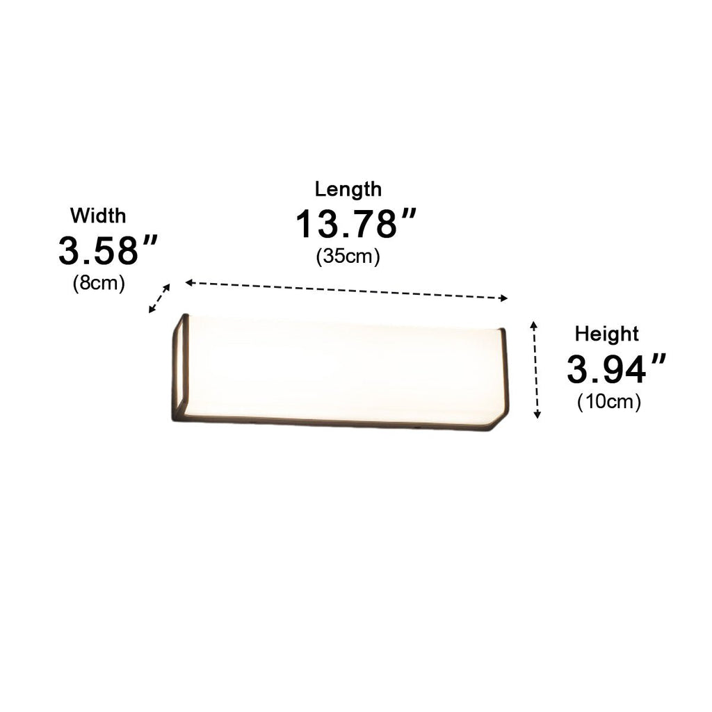 Modern Minimalist Geometric Waterproof Outdoor LED Porch Wall Lights