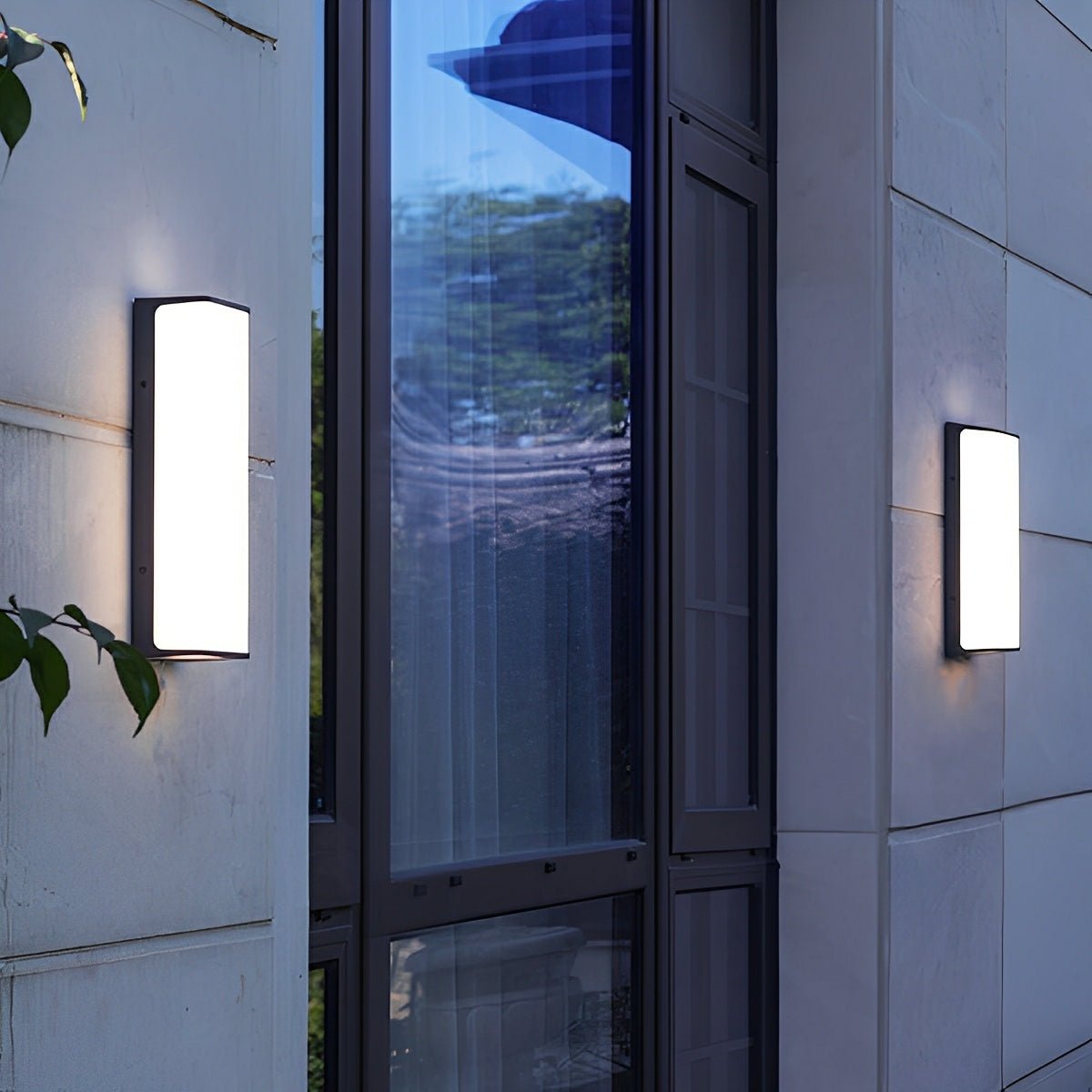 Modern Minimalist Geometric Waterproof Outdoor LED Porch Wall Lights