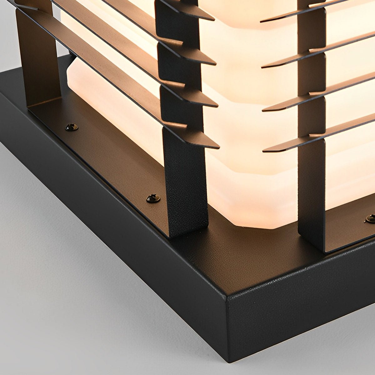 Modern Waterproof Square Fence LED Outdoor Post Lights