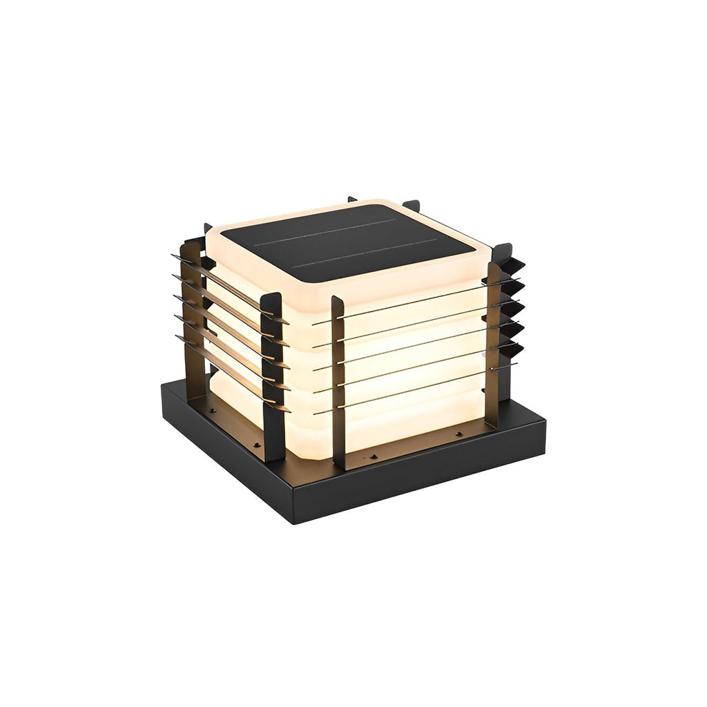 Modern Waterproof Square Fence LED Outdoor Post Lights