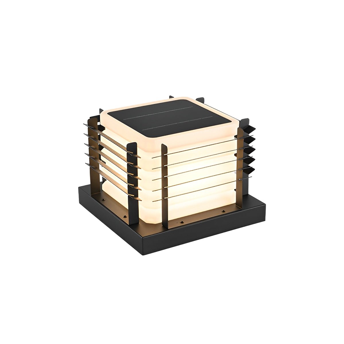 Modern Waterproof Square Fence LED Outdoor Post Lights