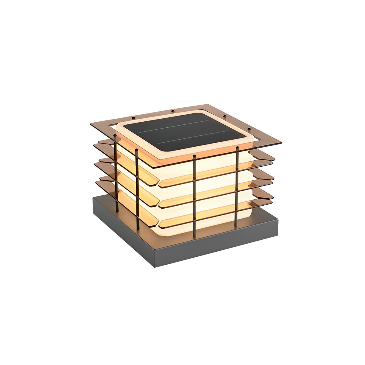 Modern Waterproof Square Fence LED Outdoor Post Lights