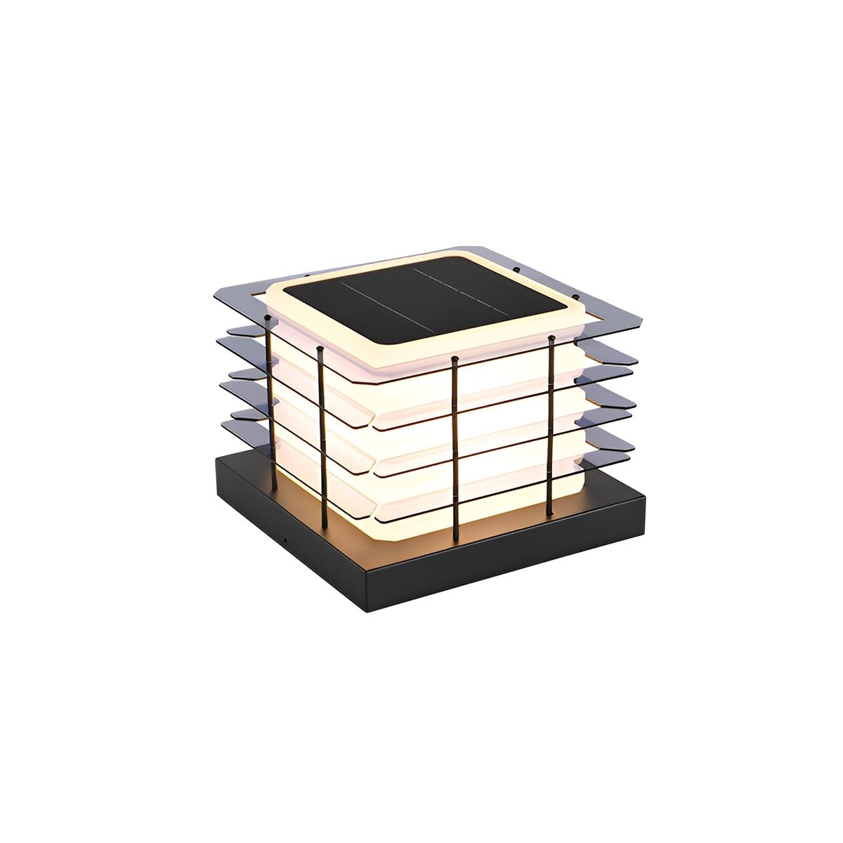 Modern Waterproof Square Fence LED Outdoor Post Lights