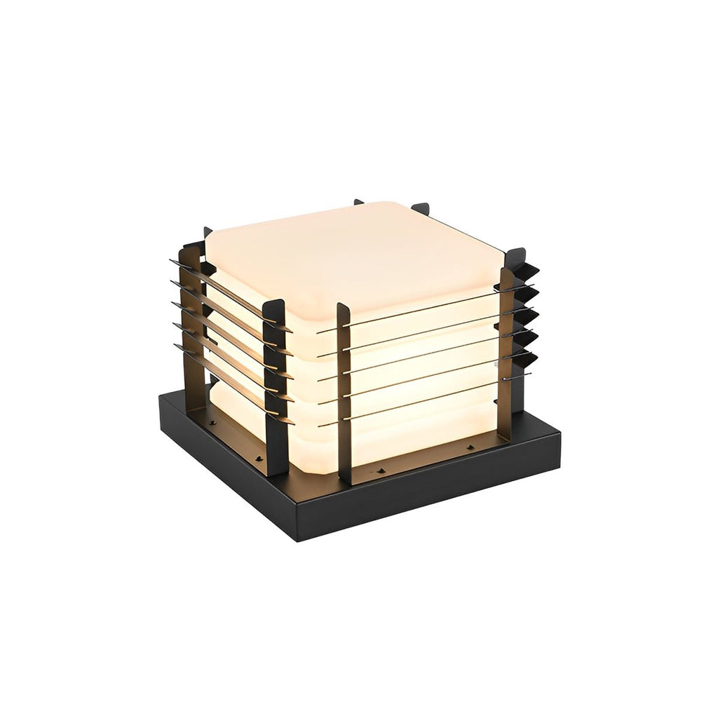 Modern Waterproof Square Fence LED Outdoor Post Lights