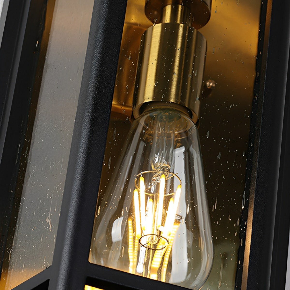 Modern Waterproof Triangle Tiered Bulbs Outdoor LED Porch Wall Lights