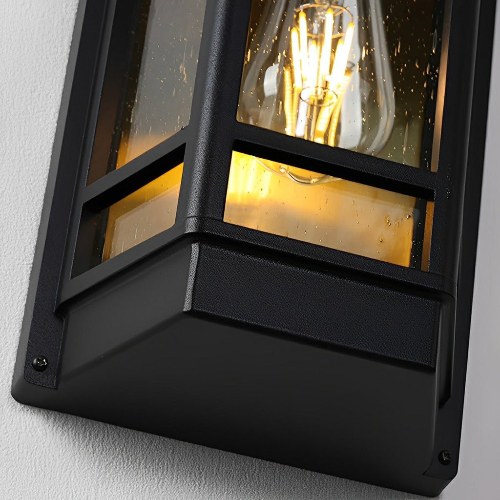 Modern Waterproof Triangle Tiered Bulbs Outdoor LED Porch Wall Lights