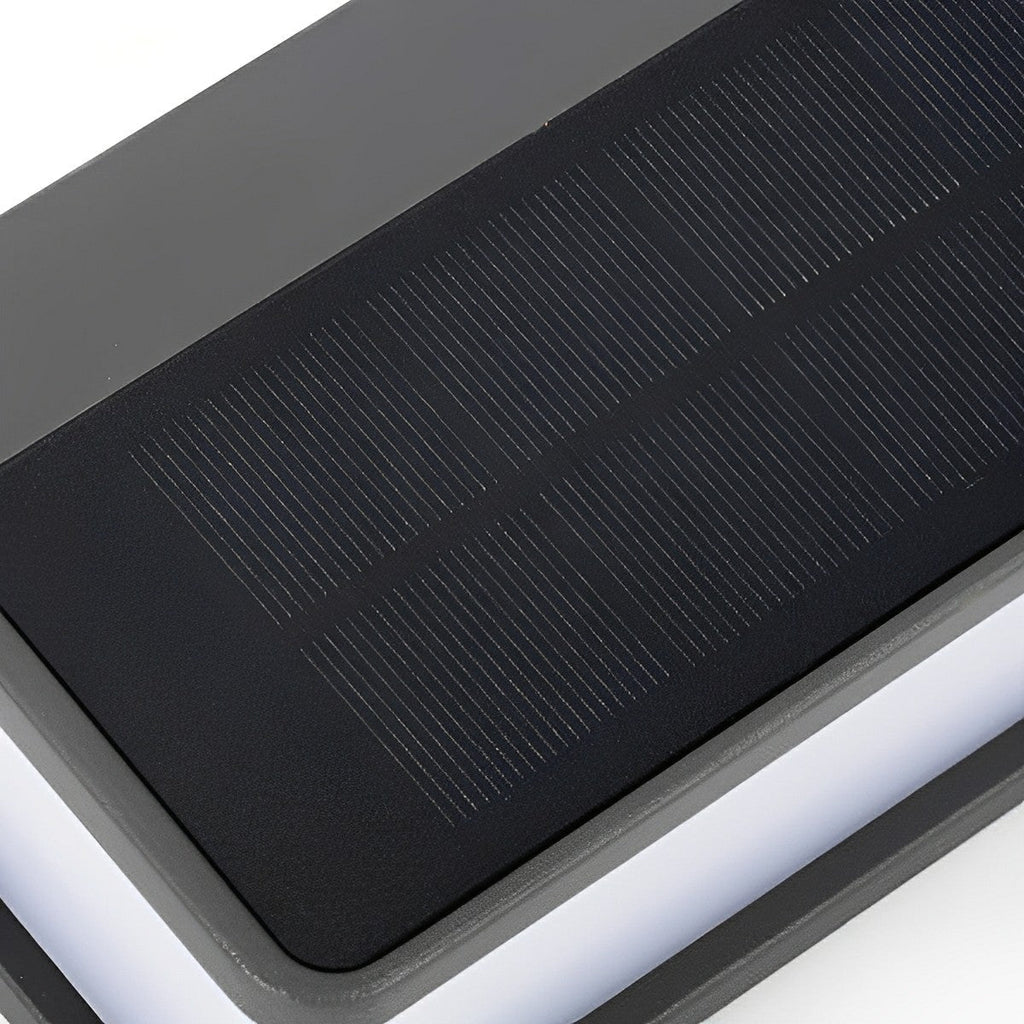 Solar Motion Sensor Geometric Waterproof Outdoor LED Porch Wall Lights