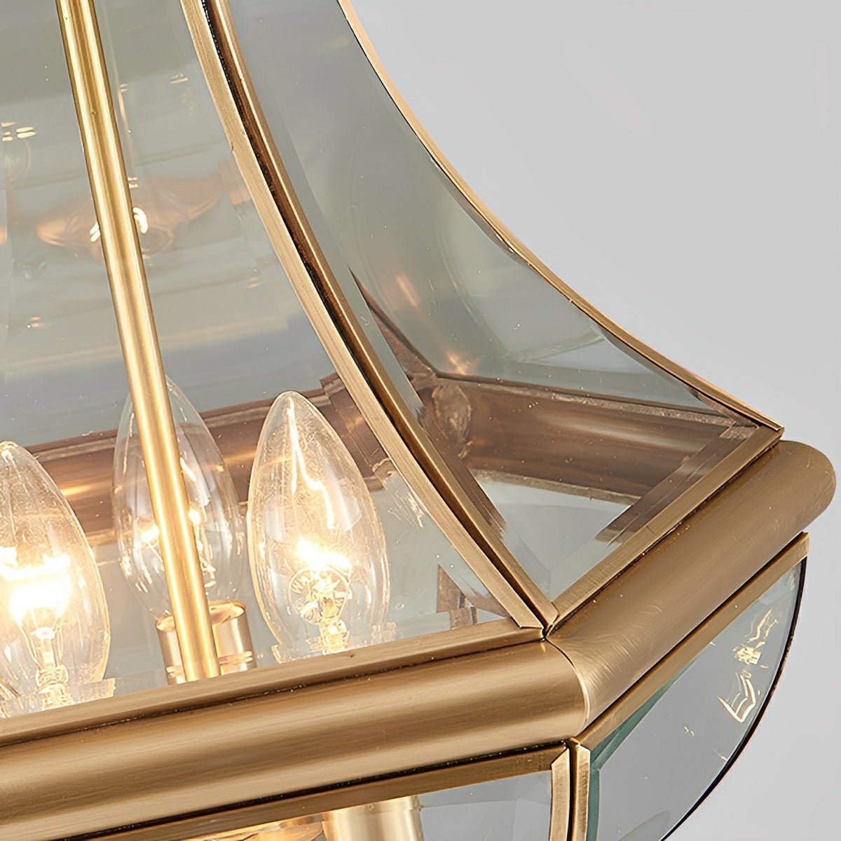 Waterproof Copper Luxury Diamond LED Outdoor Ceiling Lights