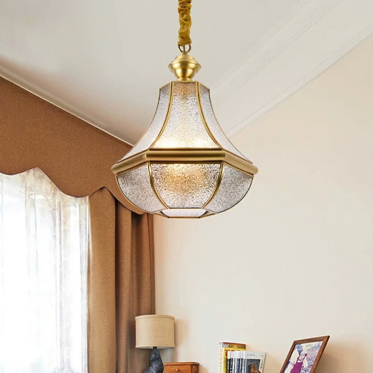 Waterproof Copper Luxury Diamond LED Outdoor Pandent Lights