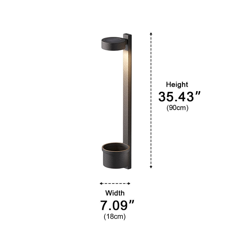 Waterproof Outdoor LED Porch Wall Lights Plant Pot